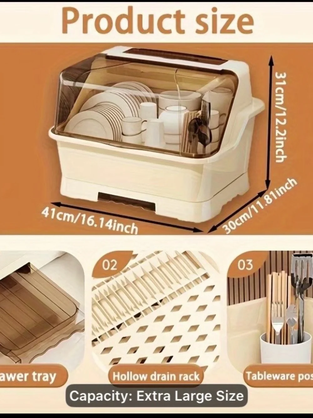 Dish Drainer covered